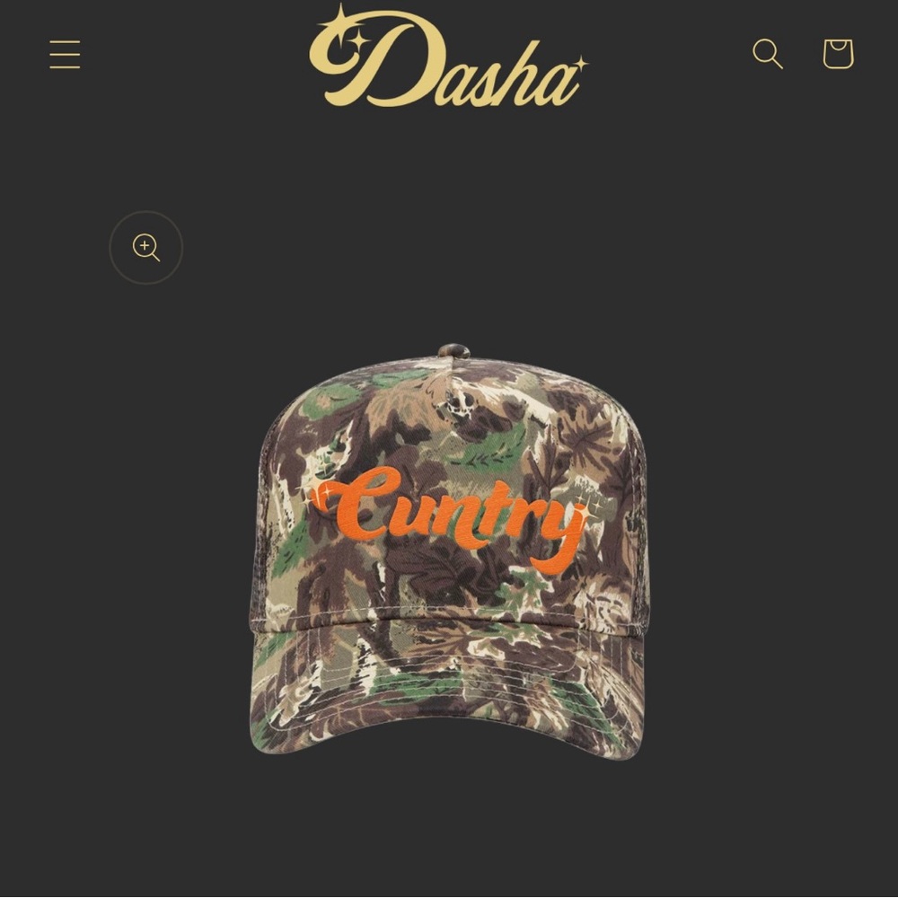 Cuntry Camo Embroidered Hat